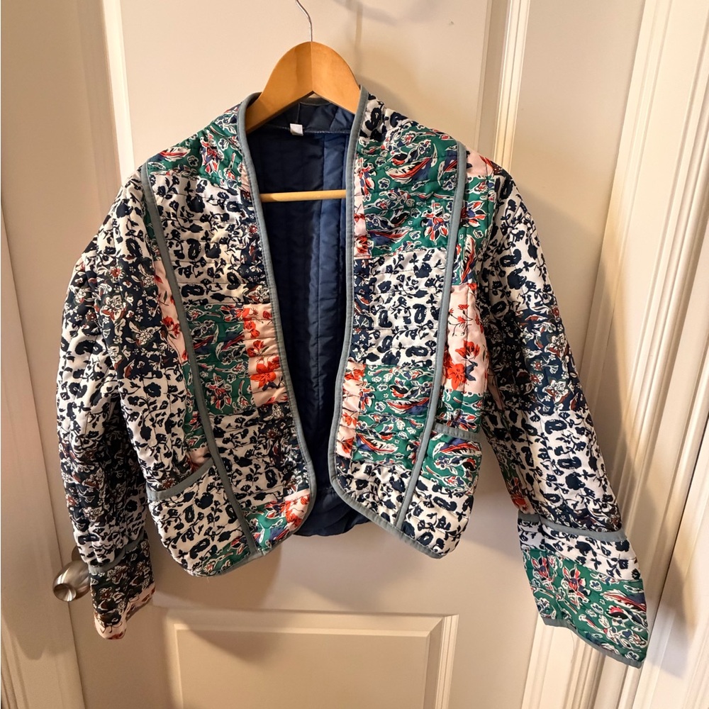 Floral Patterned Women's Jacket